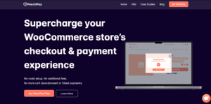 PeachPay for WooCommerce Homepage Screenshot